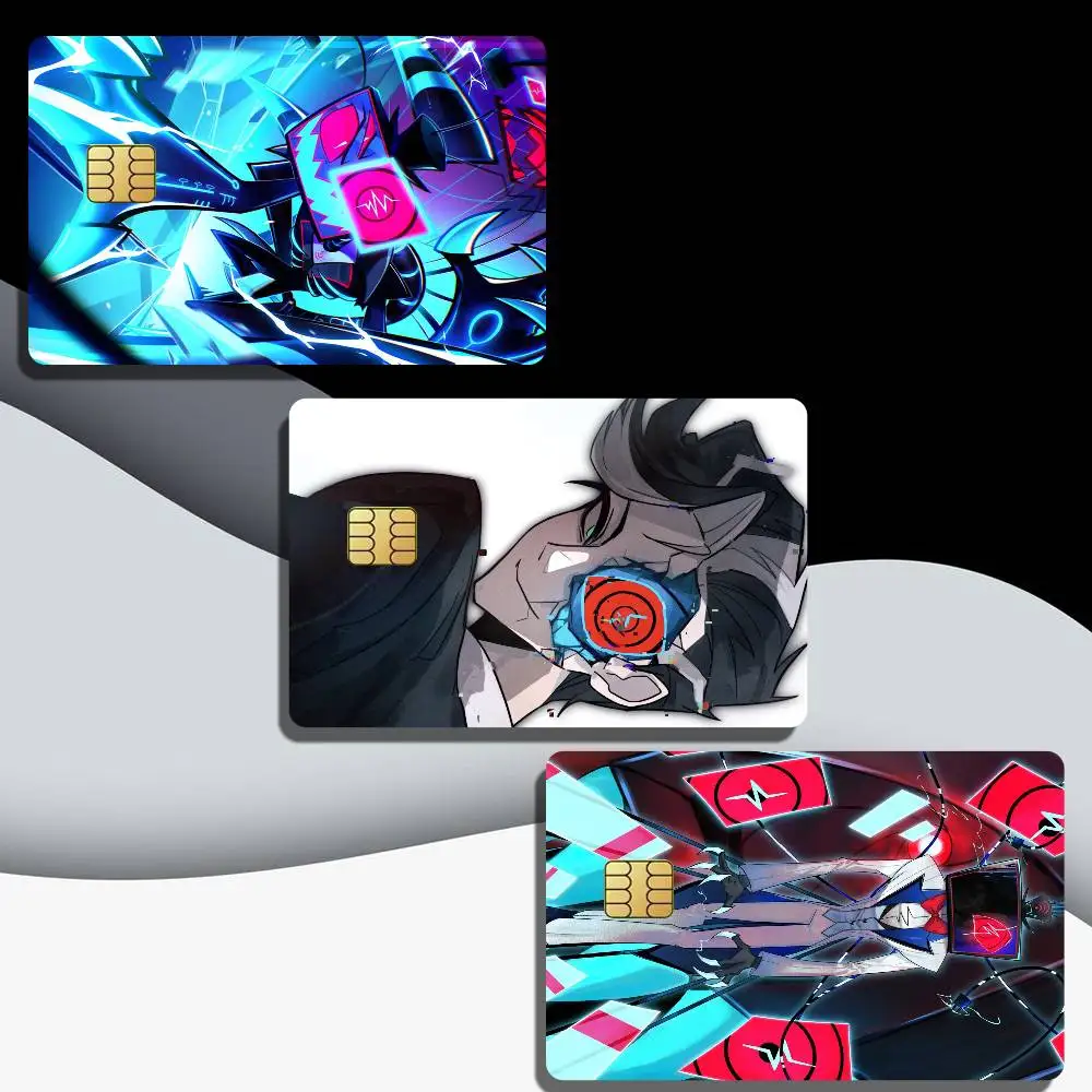 V-Vox Big D-Demon Card Stickers Credit Visa Debit Bank Charge Card Bus Metro Waterproof Sticker Decal Decoration