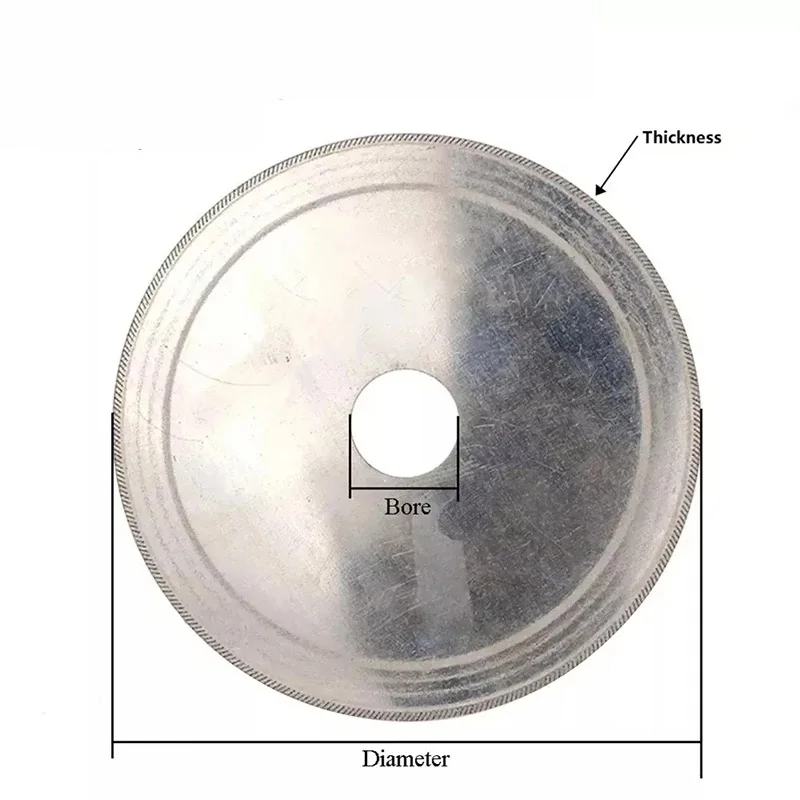 Jade Special Polishing Cutting Blade Diamond Grinding Wheel Oblique Tooth Slice Ultra-thin Circular Saw Blade OD:80/100~200mm