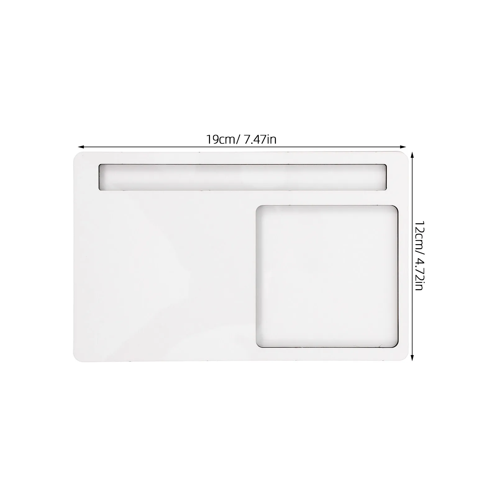 Sticky Memo Pad Tray Sublimation Blank DIY Custom Photo Pattern Notepad Holder Density Board Office Desk Accessory Memo Notes