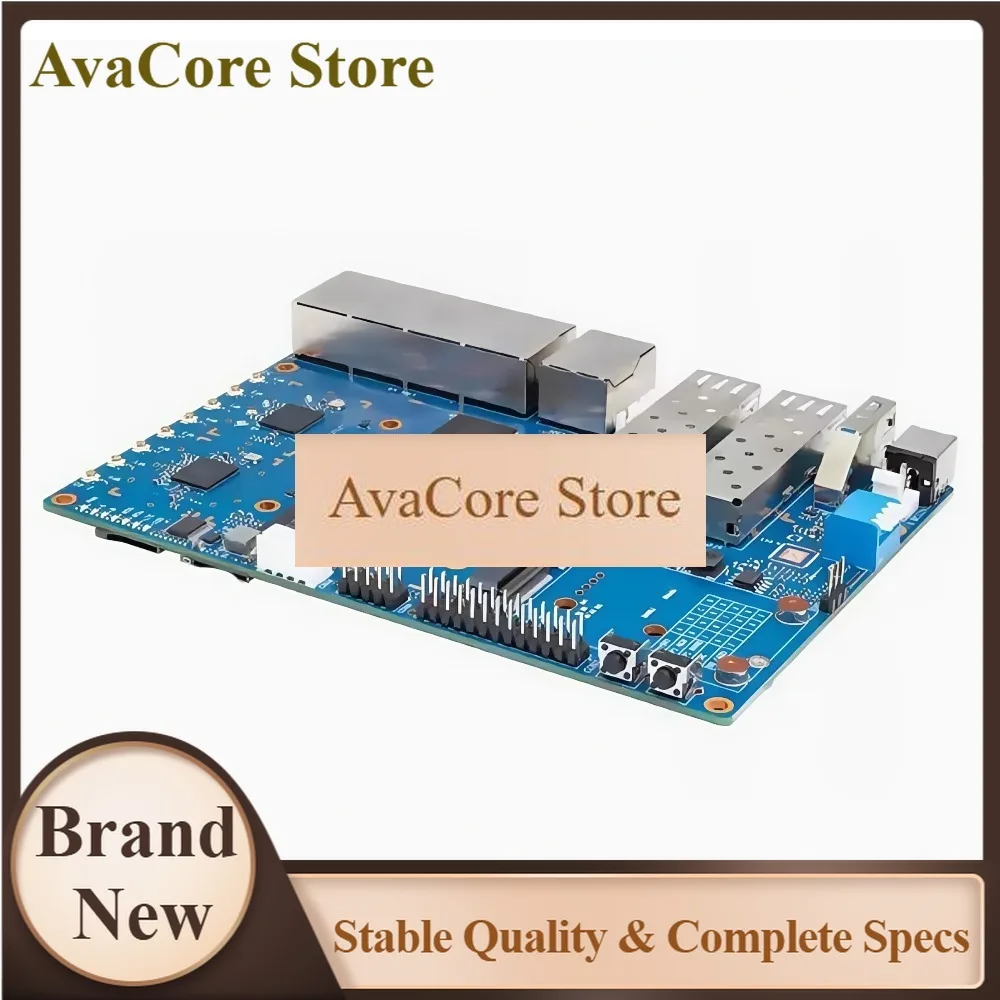AvaCoreBanana Pi BPI-R3 High Performance Open Source Router Development Board Supports 2 SFP