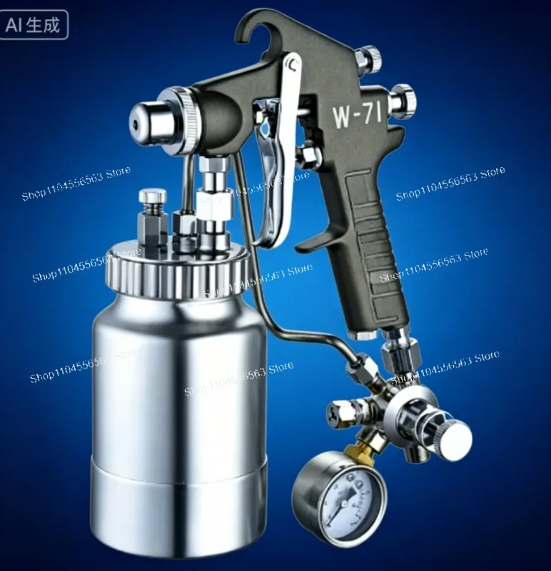Messy Spray Gun Tool SGD-71: Colorful Paint Spraying Pressurized Container Tank