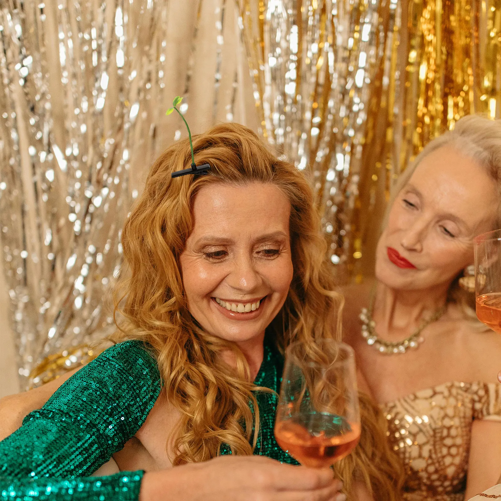 

40Pcs Four Leaf Clover Hair Clips Cute Plant Hairpins Small Hair Accessories for Girls Kids Birthday Baby Shower