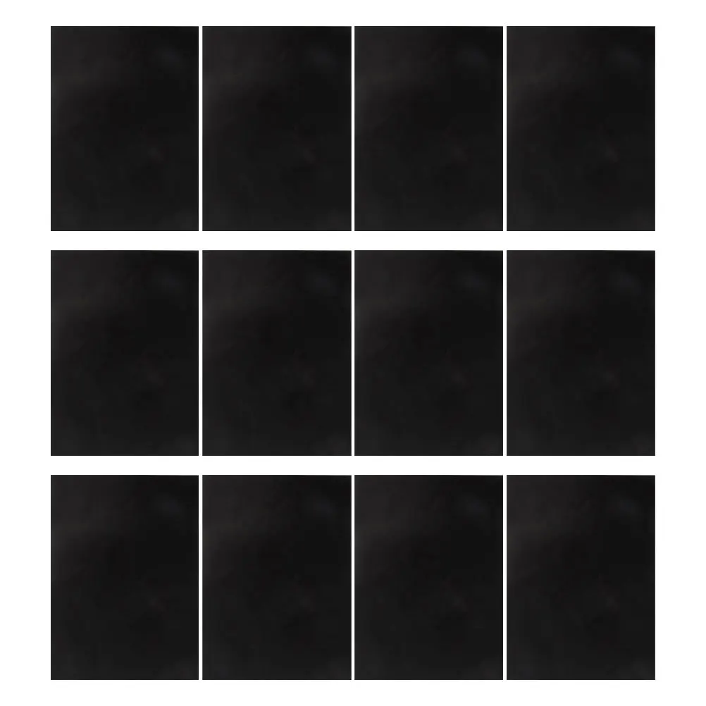 12 ورقة من ملصقات السبورة لورق الحائط الجاف للمكتب والفصول الدراسية وخزانة الحائط والثلاجة والأسطح الناعمة المحمولة وخفيفة الوزن