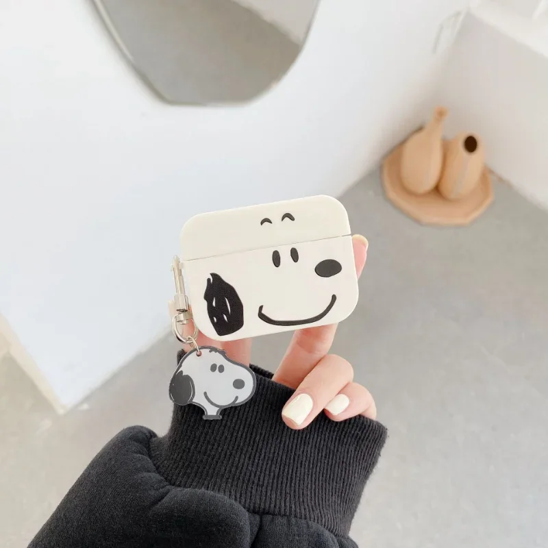 Snoopy Silicone Case For Airpods Pro Case Wireless Bluetooth For  Airpods 2 Case Cover Earphone Cases For Air Pods Pro 3 Fundas