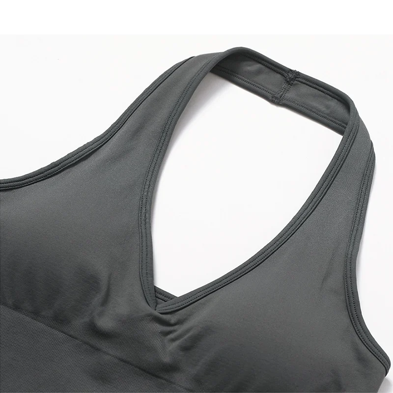 Wrapped Chest Underwear Yoga Bra Beautiful Back Seamless Workout Top Breathable Bustier Bandeau Intimate Fitness Bra Yoga Tops