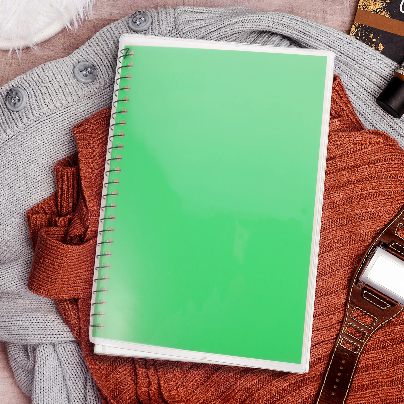 

2Pcs PVC Protective Cover Transparent Book Protection Film A5 Scrapbook Notebook Cover Anti-Scratch Clear Film