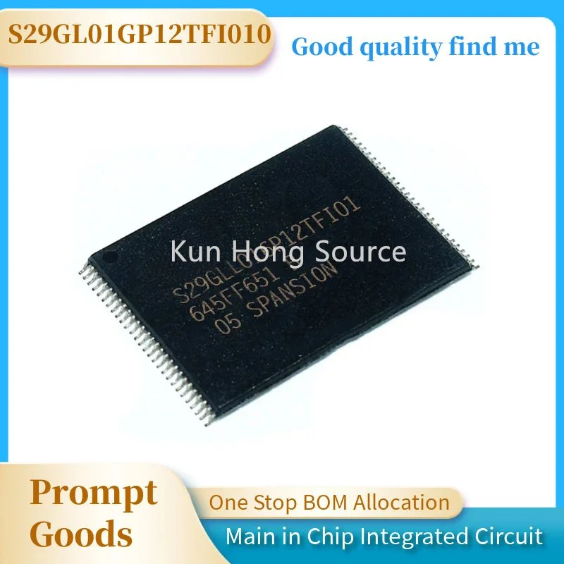 1PCS S29GL01GP12TFI010 S29GL01GP12TFI IC FLASH 1GBIT PARALLEL 56TSOP New Original Spot Stock