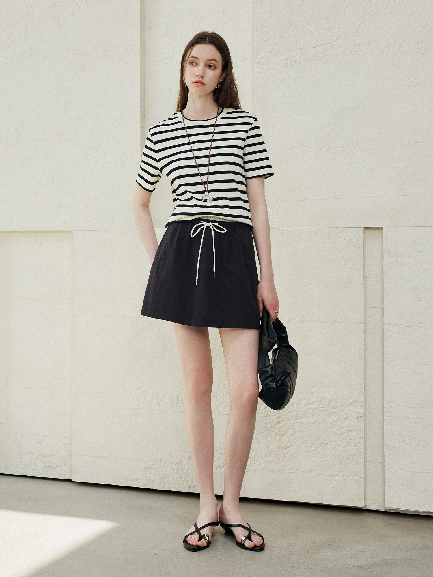 

Юбка женская CLMX Commuter Special из смесового хлопка, однотонная, с завязками на талии, для повседневной носки