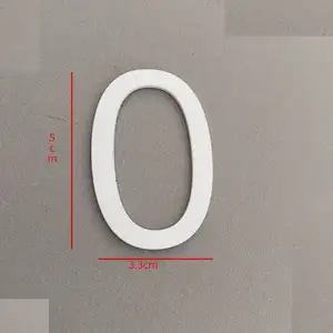 Tín hiệu cửa kỹ thuật số sáng tạo 3D, biển số sáng tạo, acrylic, lập thể, sáng tạo, địa chỉ, ngoài trời, email, căn hộ, phòng khách sạn, nhà hiện đại 12 Số cửa bán hàng chính - №6