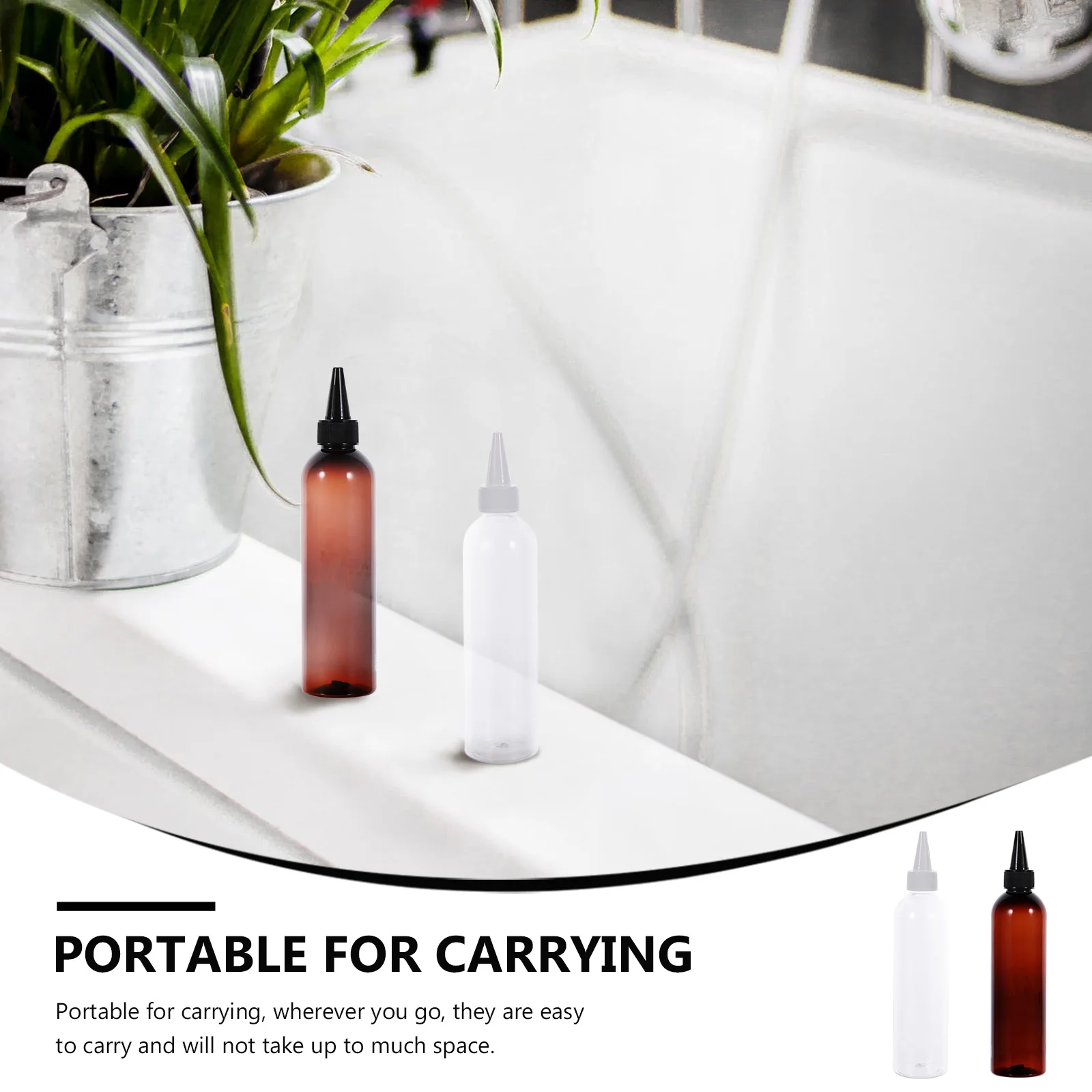 

10pcs Travel Bottles Refillable Toiletry Containers Portable Shampoo Dispenser Empty Filling Lotion Holder Large Opening Easy