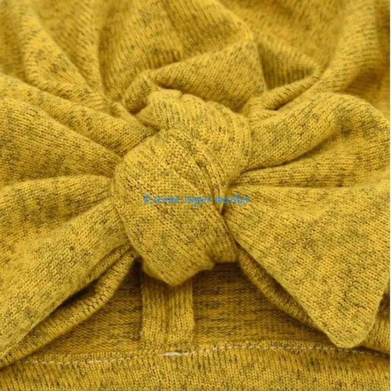 090B Baby Beanie Cap with Indian Knotted Turban Soft & Comfortable Cotton Baby Hat