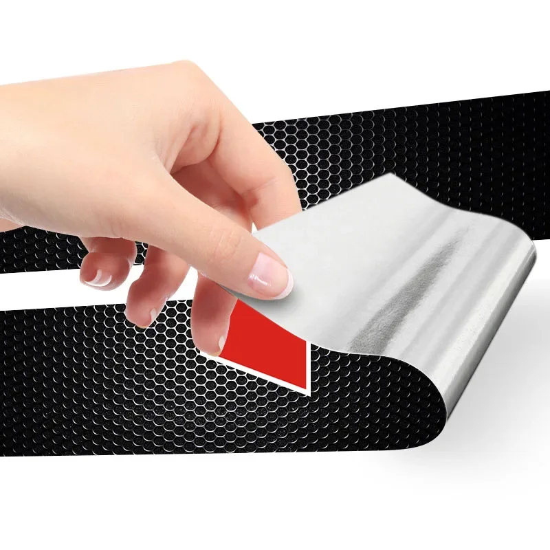 Car Emblems Center Pillar Anti-scratch Protector Films Stickers For Audi A4 A3 A5 A6 A7 A8 Q3 Q5 Q7 Q8 B5 B6 B7 B8 B9 Q7 8P 8V - view 3