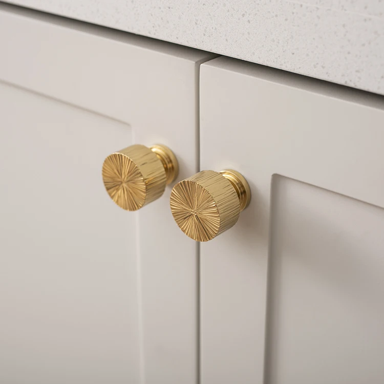 Hand Hammered Brass Knob Brass Cabinet Pull Brass Furniture Handle Wardrobe Closet Door Drawer Knob