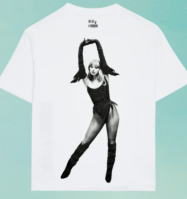 الصيف الأمريكية تايلور تي شيرت رجالي تايلور Showgirl's الحياة جولة تي شيرت خمر القطن الجولة الرقبة قصيرة الأكمام تي شيرت للجنسين #5