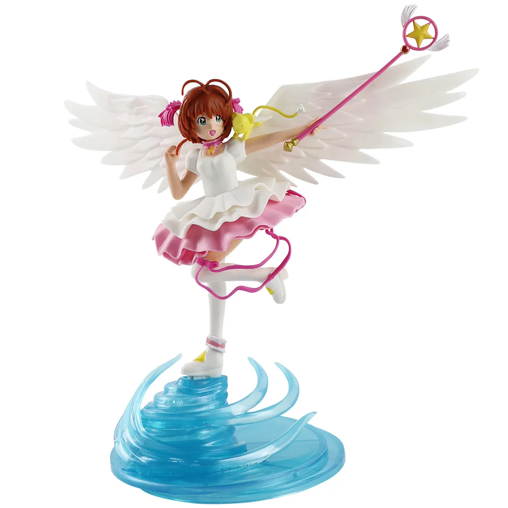 Anime Card Captor Figure KINOMOTO SAKURA Model Toy Gift Collection Action Figure 23CM PVC Sakura Card Chapter Collect Gifts