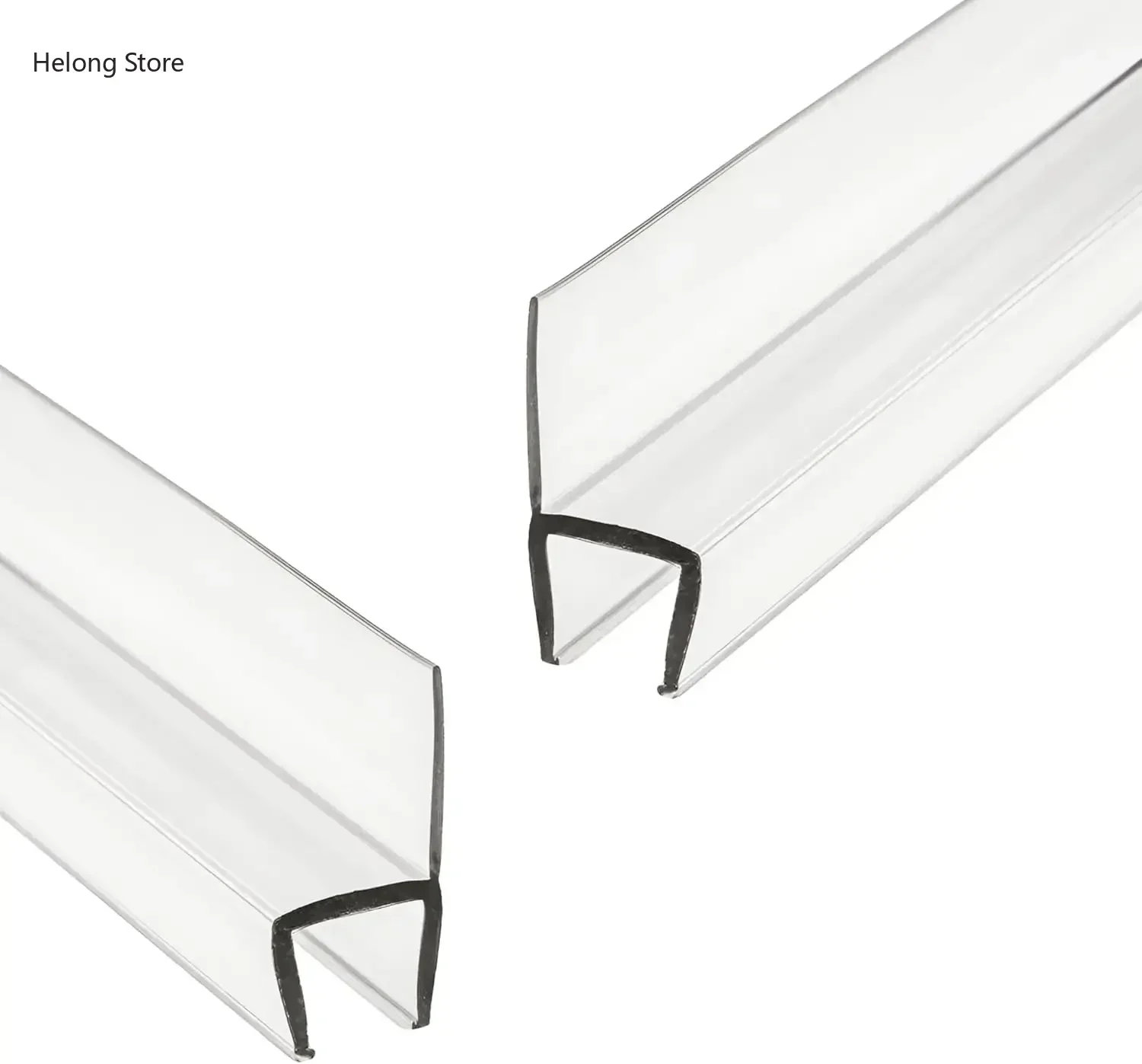 

Уплотнительная лента KC Hardware H-образного типа для безрамных душевых дверей 85 дюймов (180 градусов) для стекла толщиной 1/2 дюйма (10-12 мм)