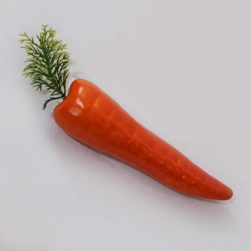 1Pc Simulation Radish Carrot Vegetable Model Early Learning Props Decoration Fruit Ornaments Toys