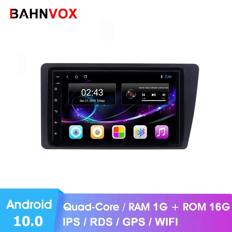 

7" Android 10.0 Car Radio for Honda Civic 2001 2004 2005 Stereo Multimedia Video Player GPS Navigation Carplay Screen Head Unit