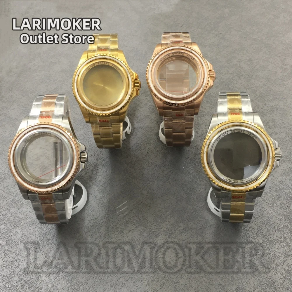 

LARIMOKER 43mm Diver Watch Sapphire Glass Case for SUB GMT Watch NH34 NH35 NH36 ETA2824 Miyota8215 Mingzhu DG2813 PT5000 movemen