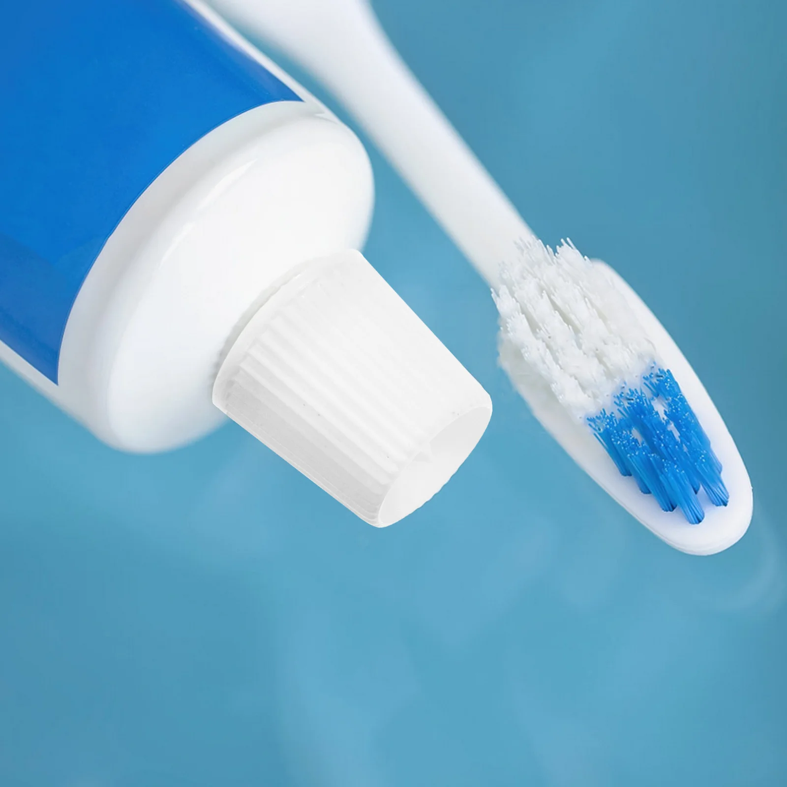 

50pcs Plastic Toothpaste Caps Self-Closing Lid For Toothpaste Saver No Mess Dispensing Cover Travel Tube Cap