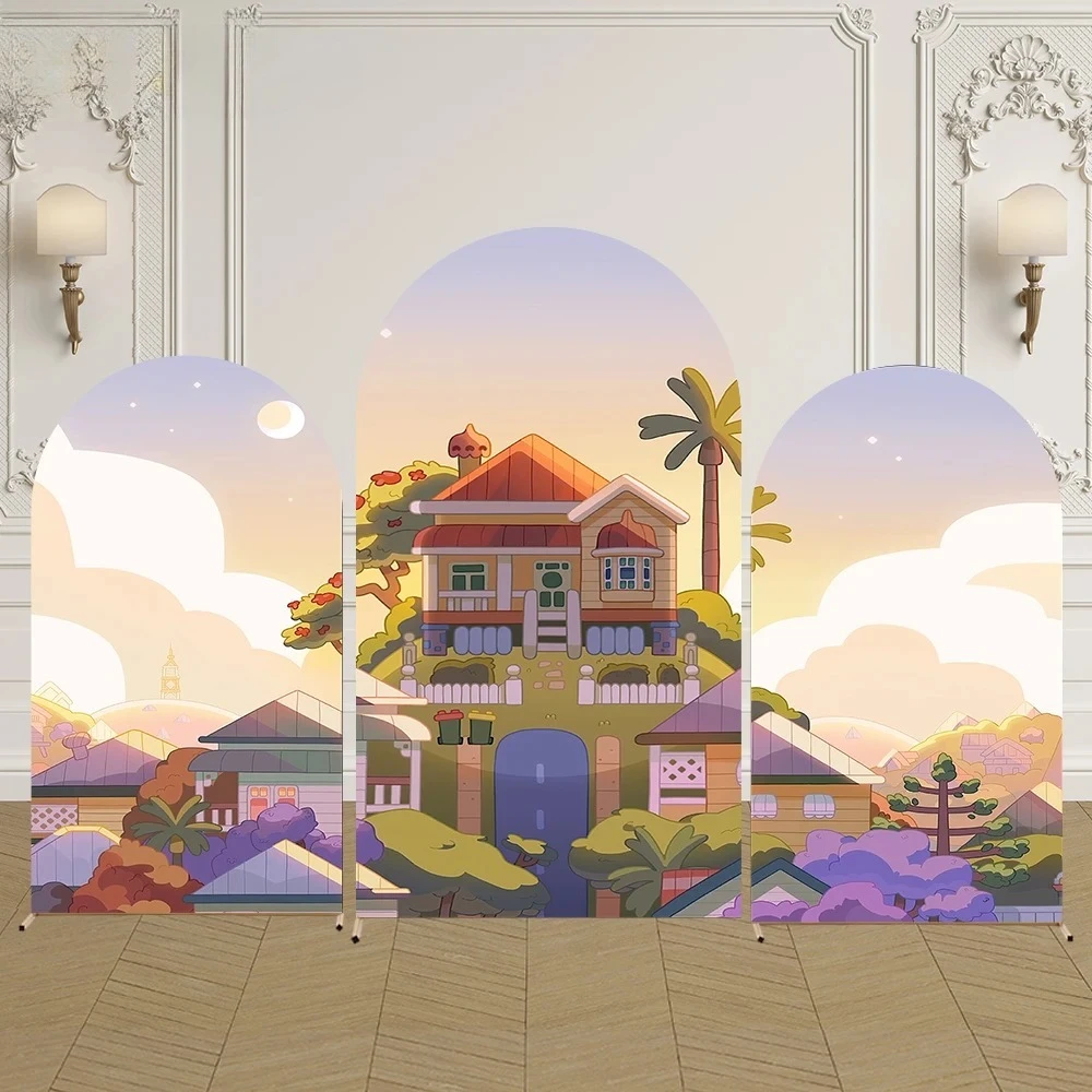 

Фон для детского душа, дня рождения, Радужная арка, чехол в полоску, торт, маленькое сердце, детский портрет, фон для фотозоны