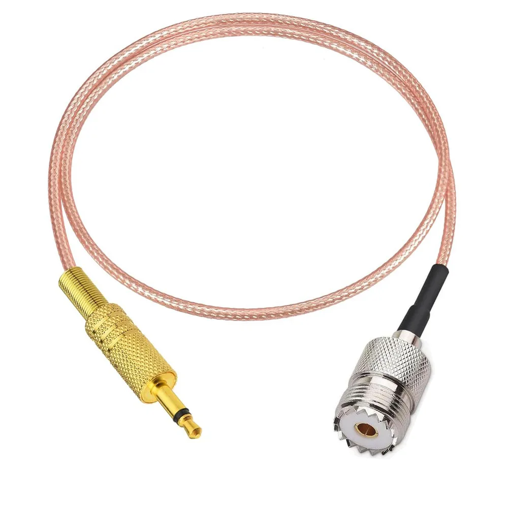 UHF SO239 Female to 3.5mm 1/8