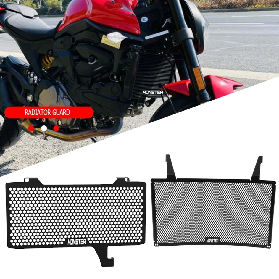 

FOR Ducati Monster 950 Monster 937 2021 2022 MONSTER Motorcycle Monster 937 950 Radiator Grille Guard Cover Protector 2023 2024