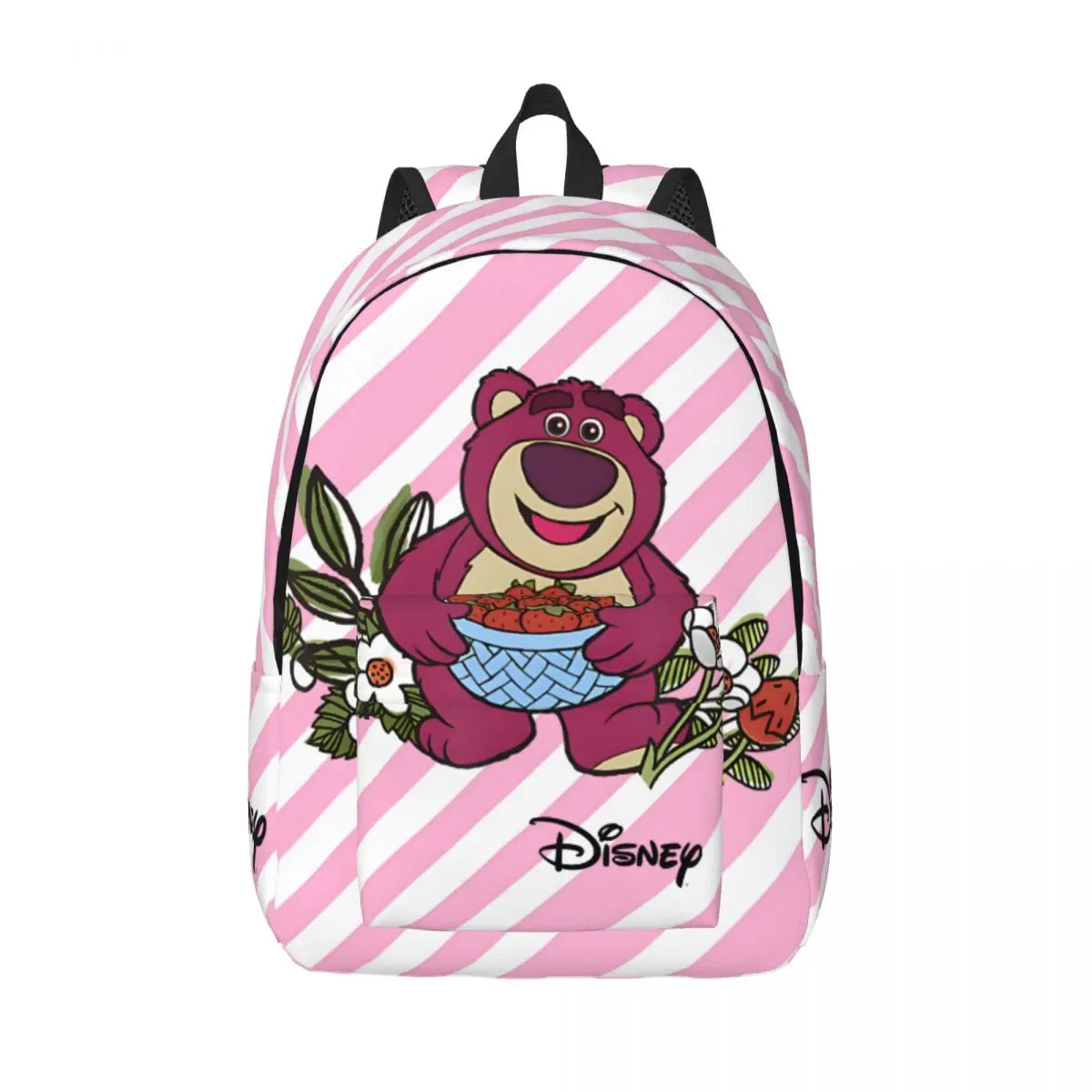 Storage Bag Disney Cartoon Characters Large Capacity Lotso Children Birthday Gift Dual-Use Handbag Campus