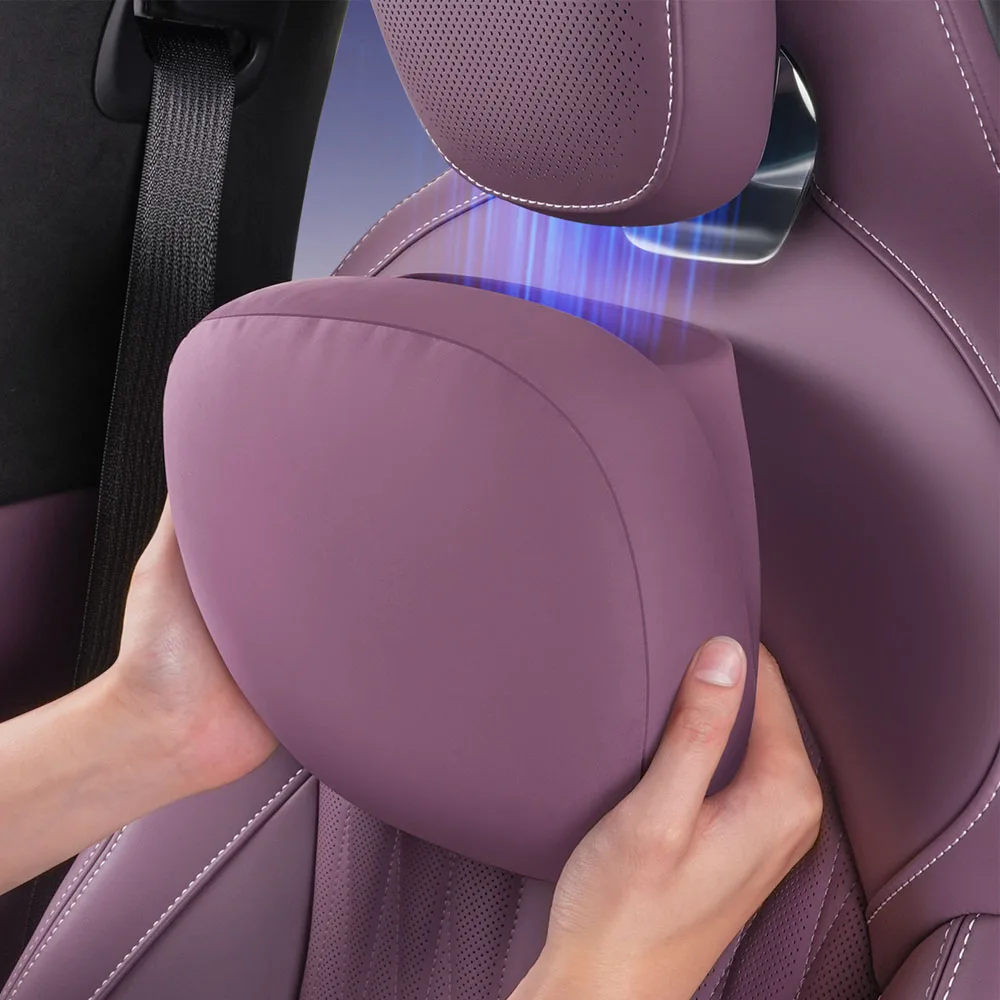 

Magnetic Seat Leather Headrest Interior Modification Supplies Fit For New Xiaomi SU7 2026 Comfortable Breathable Lumbar Support