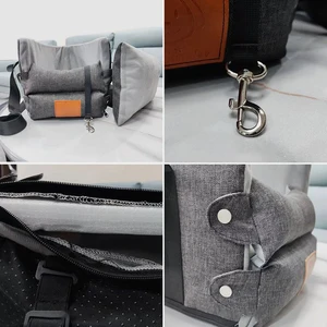 Tragbarer Sicherheitsautositz für Haustier, Beuteltransport, Hunde- und Katzentransport, Reisen, Kameradschaft 8 Hauptverkaufskatze Carrinho - №1