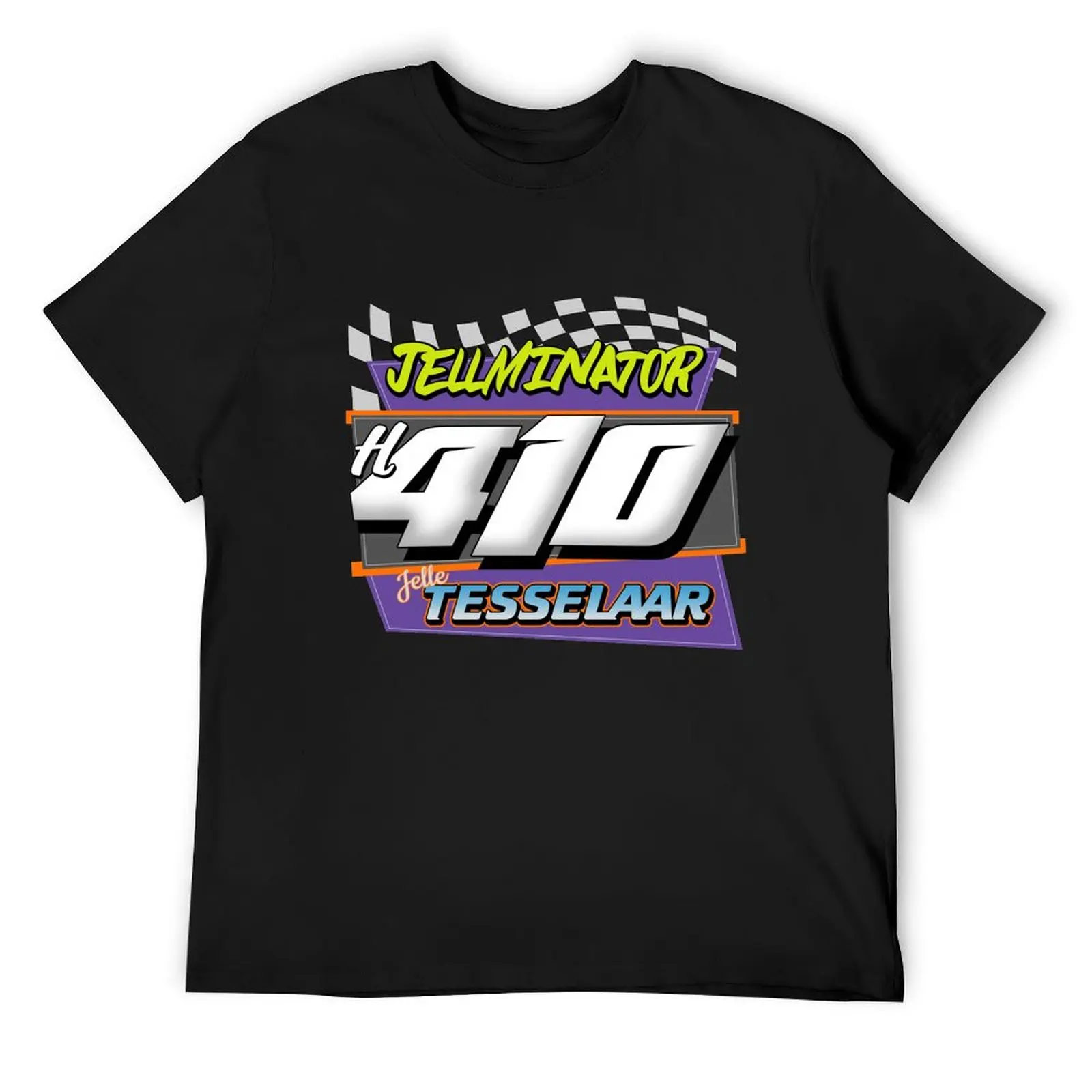 

410 Jelle Tesselaar Brisca F1 2021 T-Shirt blue archive tops summer clothes plus size clothes plus size men clothing