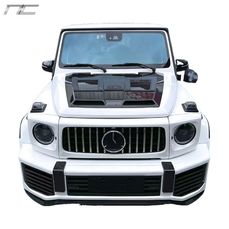 W464 URBAN Style Dry Carbon Fiber Front Rear bumpers Wheel Eyebrow Spoiler Body kits For Merceds Benz G Class W464 G63 G500 G350