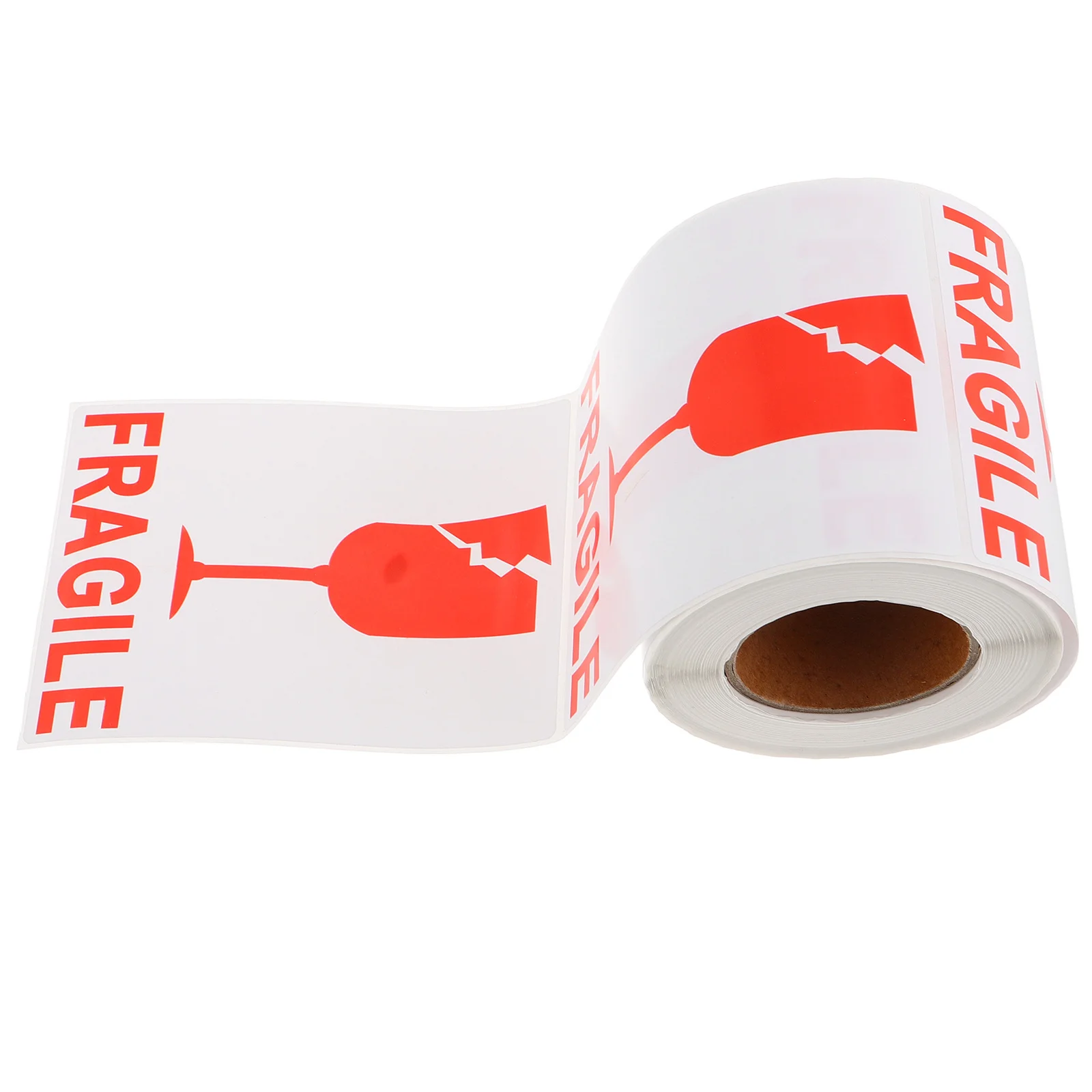 

1 Roll Fragile Warning Stickers Red Broken Glass Safe Handling Labels Shipping Packing Adhesive Fragile Shipping Stickers