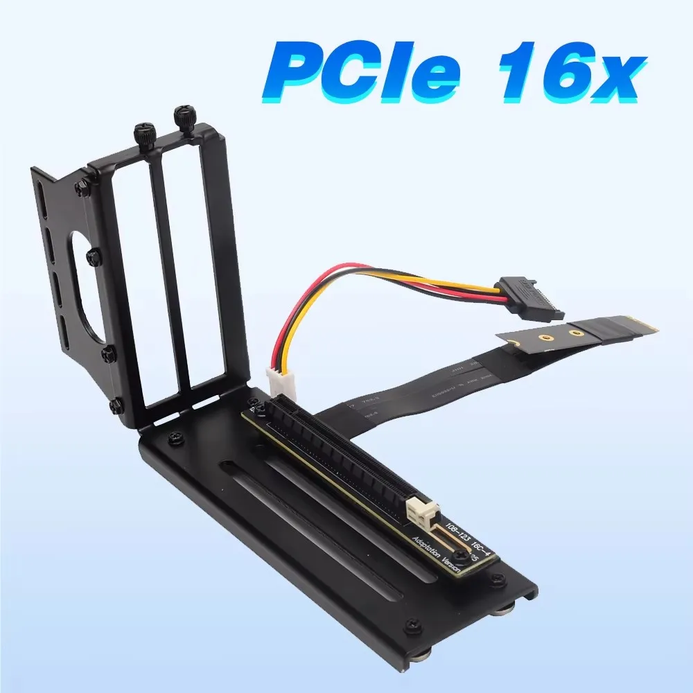

Riser M.2 NVME MKey — PCI Express 3.0 X16 Удлинительный кабель для внешней видеокарты Адаптер PCIE 16X — NVME 2242/2260/280 M.2 SSD