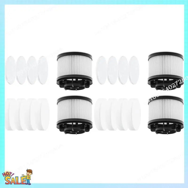 

N08R Filters Parts Accessories For Levoit Vacuum Cleaner LVAC-200 Vacuum Part, 8 Pre-Motor Foam Filters 4 HEPA Post-Motor Filter
