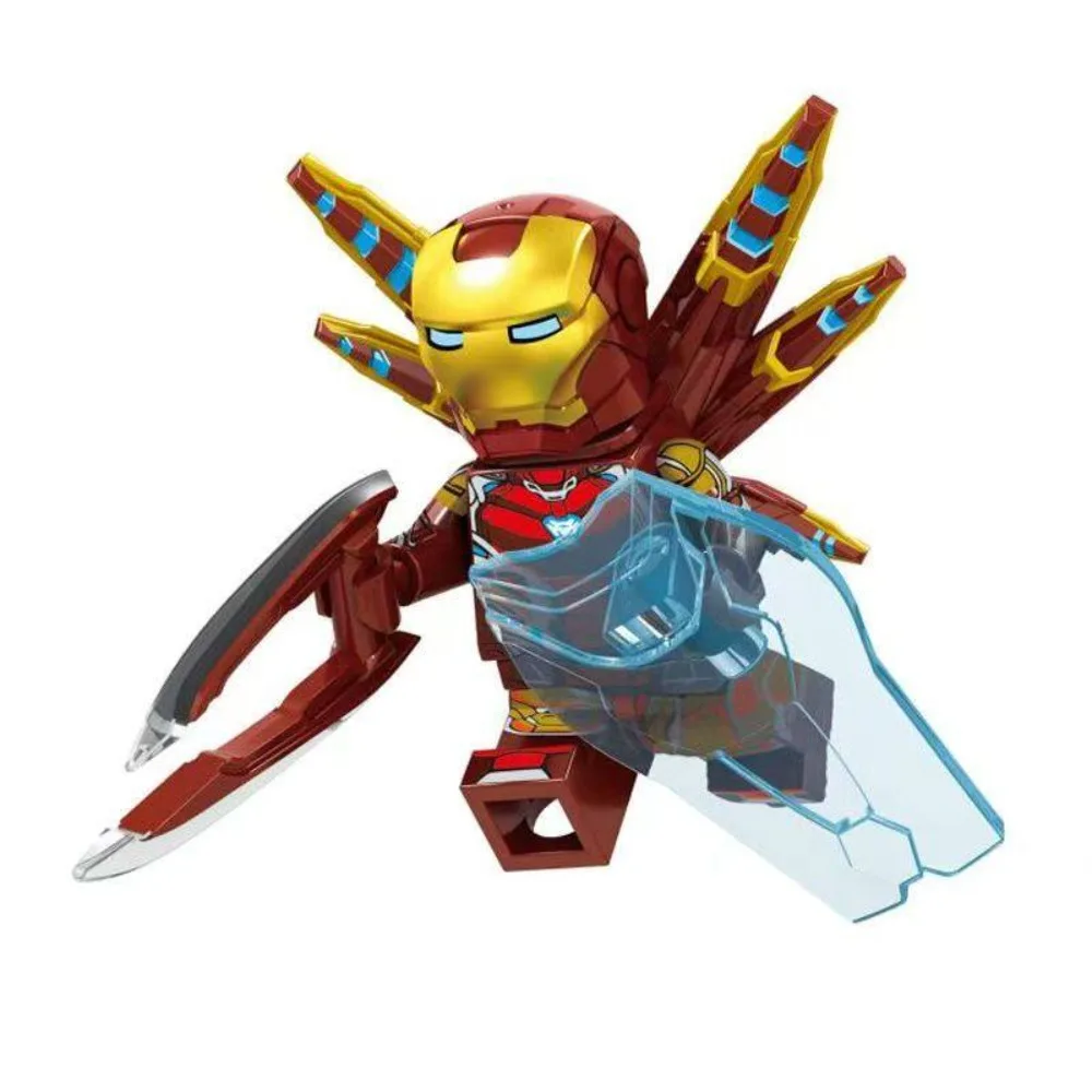 

Конструктор Marvel Iron Man: Фигурка супергероя, аниме-модель, коллекционные аксессуары, игрушки для детей, подарок