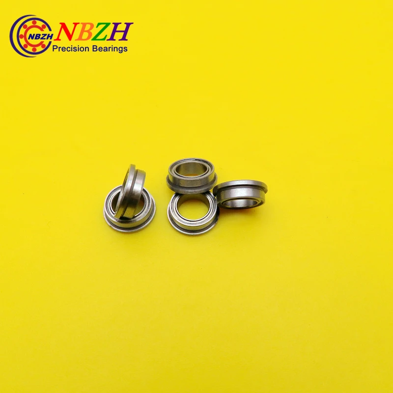 NBZH Bearing20pcs ABEC-3 de alta calidad Z2V1 FR168ZZ rodamiento blindado pulgadas serie 1/4x3/8x1/8 pulgadas Mini rodamientos de bolas con bridas