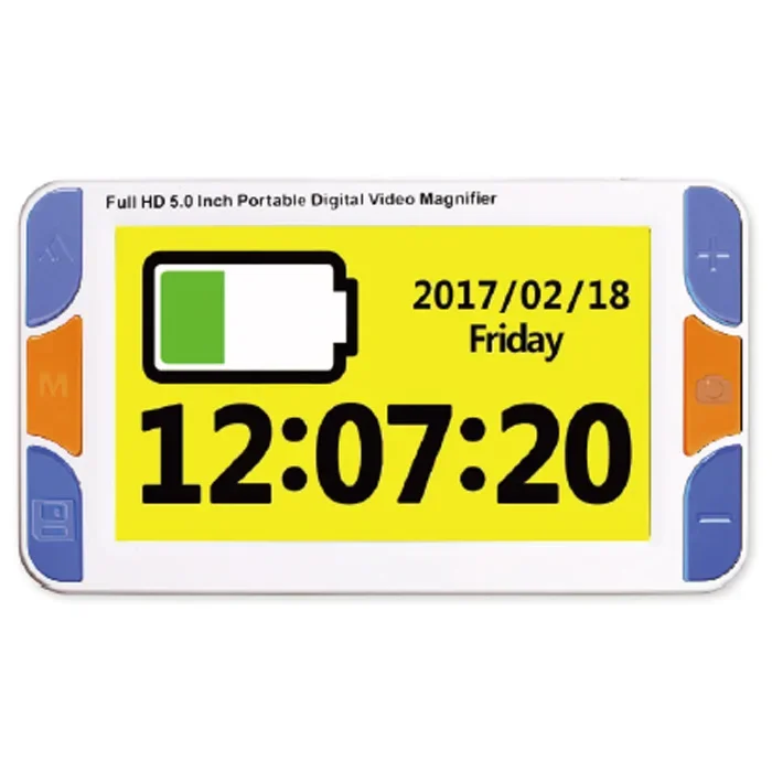 Schermo LCD colorato HD da 5,0" (800X480) Nuova lente d'ingrandimento video portatile da 5,0 pollici RS500SE