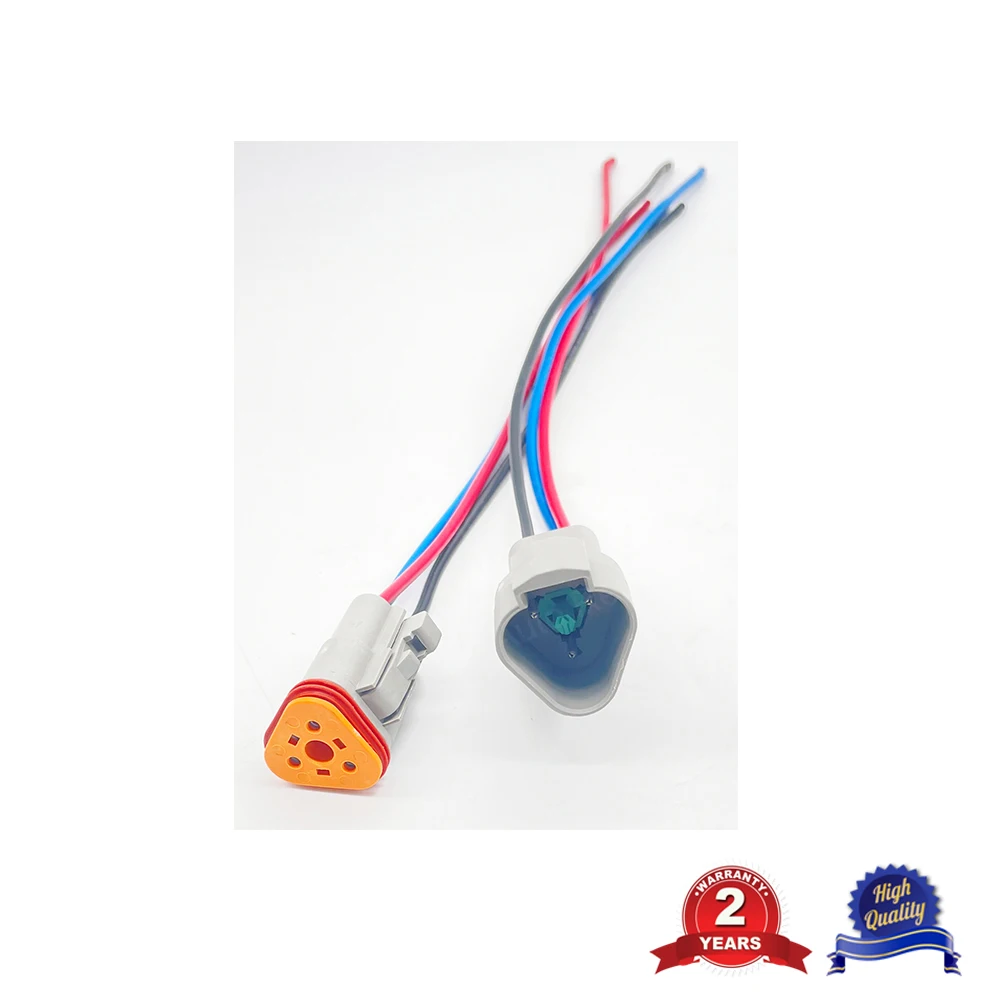 Deutsch Connector DT06-3S DT04-3P Automotive Waterproof DT Cable with 15cm Wire Harness