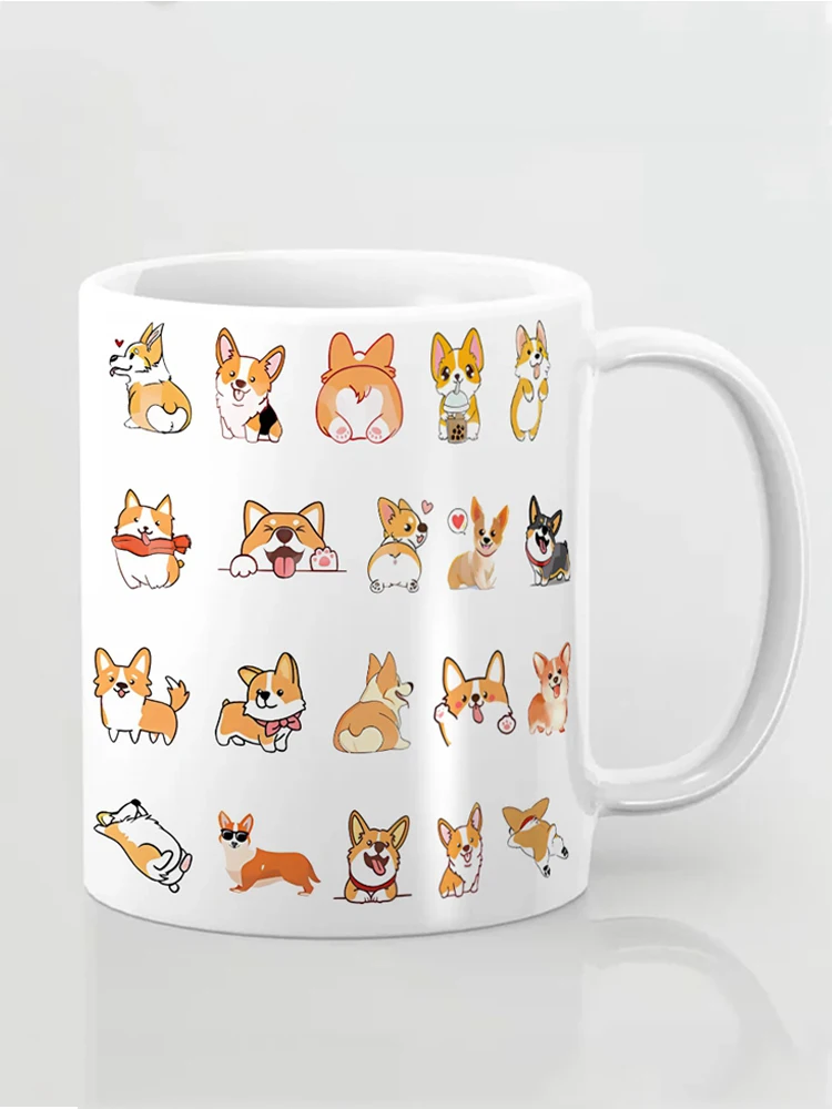 I have a little short legs corgi dog Mug Creative Coffee Mug Home Tea Cup Dog lover friends birthday Gift Cup