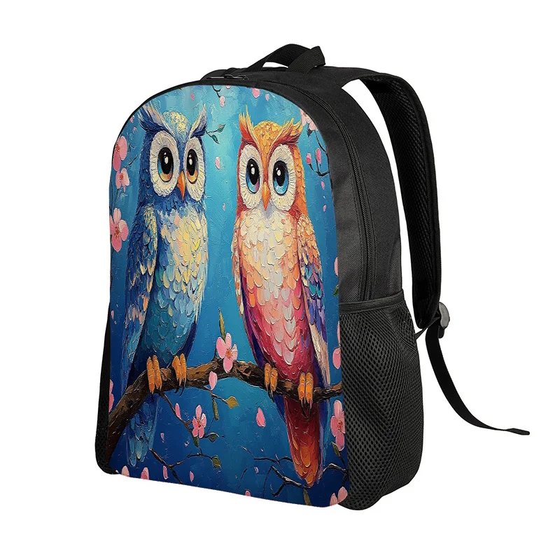 

Рюкзак Dream Owl - школьная сумка унисекс большой вместимости с принтом вишневого цвета, регулируемым плечевым ремнем и застежкой-молнией