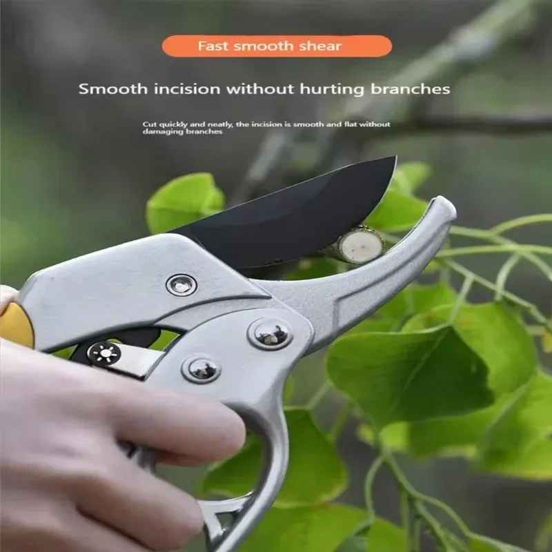 SK5 Ergonomic Pruning Shears Titanium-Plated Alloy Steel Quick Efficient Cuts Labor-Saving Spring  Garden Fruit Harvesting Tools