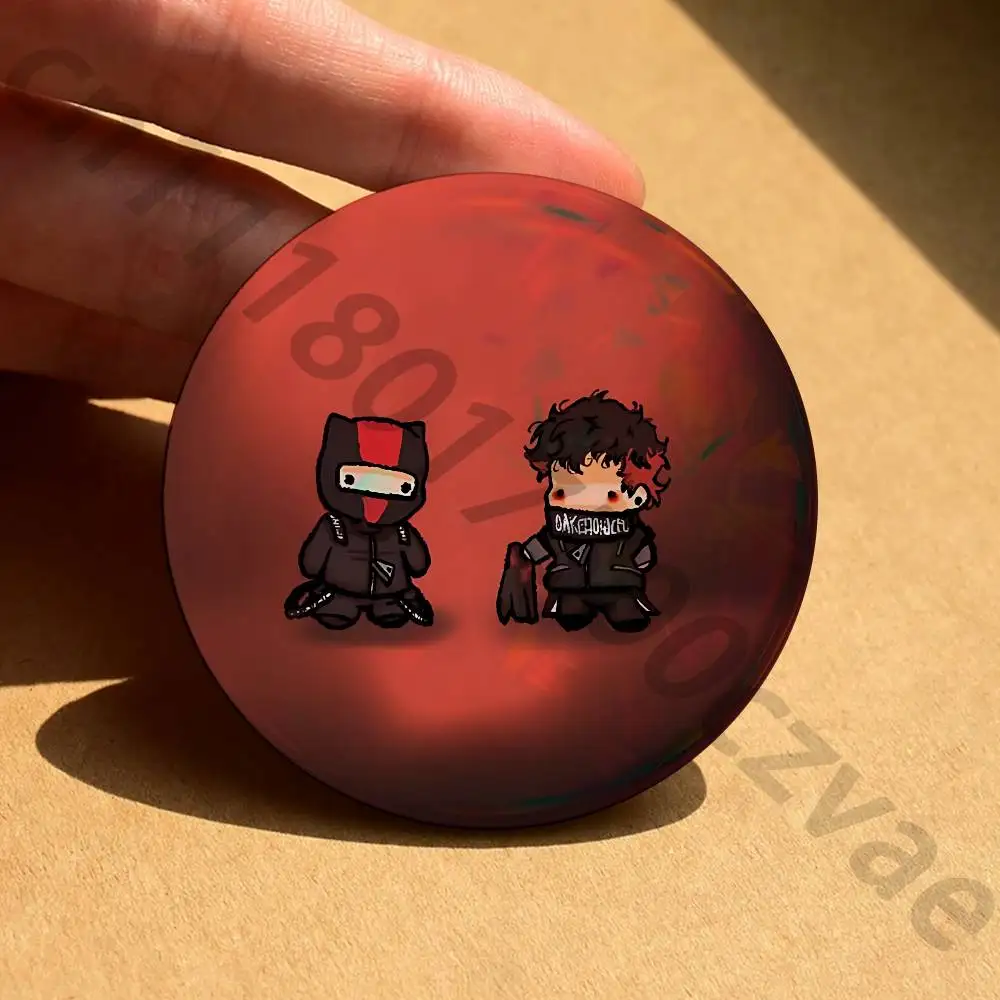 Cute T-Twenty One Pilots 58mm Badge Brooches on Backpack Clothes Handmade Round Enamel Pins for Jewelry
