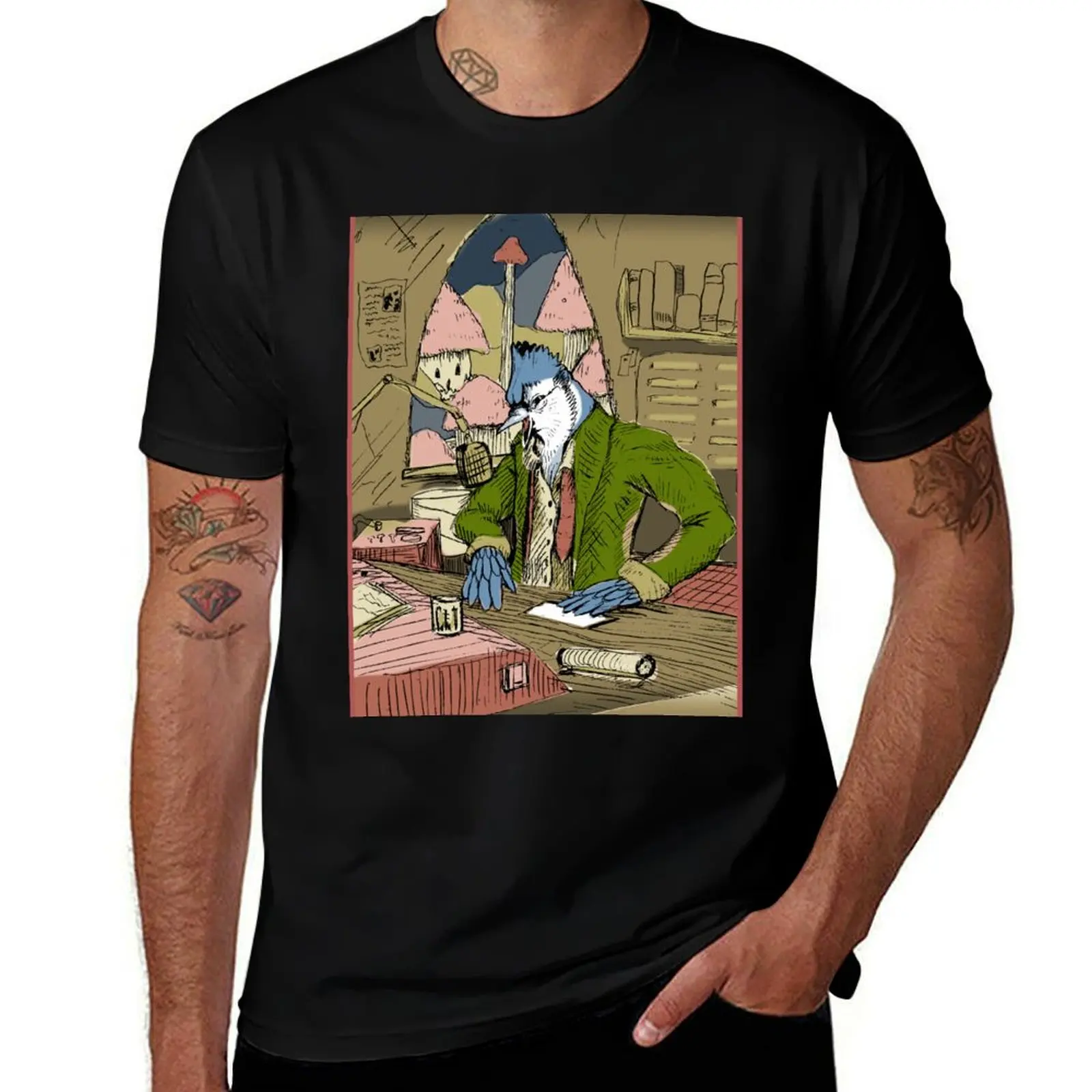 News Squawk Radio (Colorized) T-Shirt Sporty Breathable Short Sleeve T-Shirt