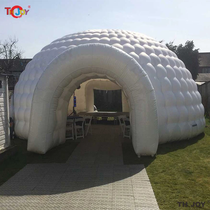 

free air ship to door,outdoor giant inflatable marquee 10m diameter inflatable dome tent,event blow up igloo for party