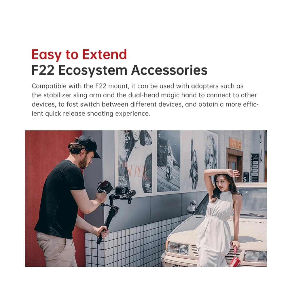 FALCAM F22 Quick Release Side Plate for Extension Plate for Stabilizer Sling Grip