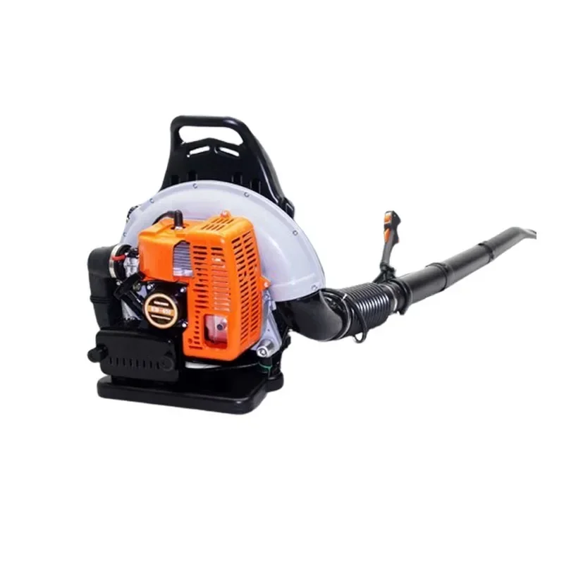 75.6CC 4-stroke Backpack Gasoline Blower Leaf Blowing Construction Site Dust Removal High-Power Snow Blower Fire Extinguisher