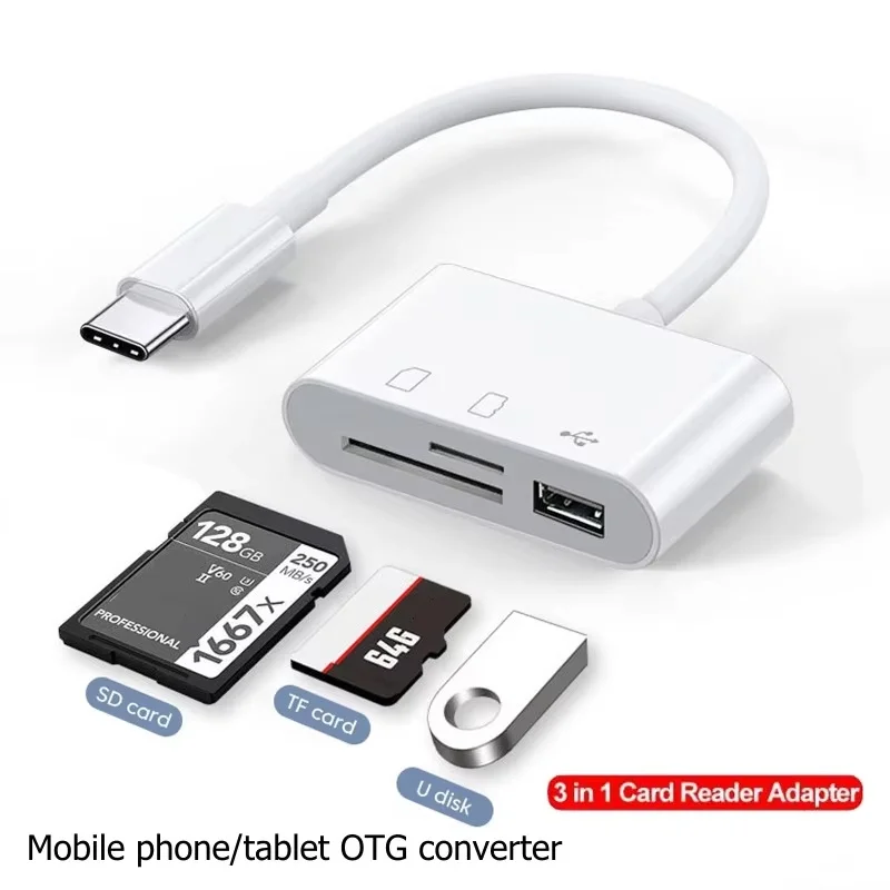3 In 1 Card Reader …