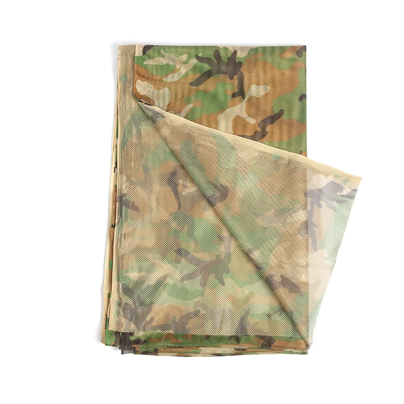 

US Jungle Garden Privacy Camo Net Screen 300D Mesh Clip Shadow Hunting Cover Awning Pavilion Solar Protection Fence Shade Cloth