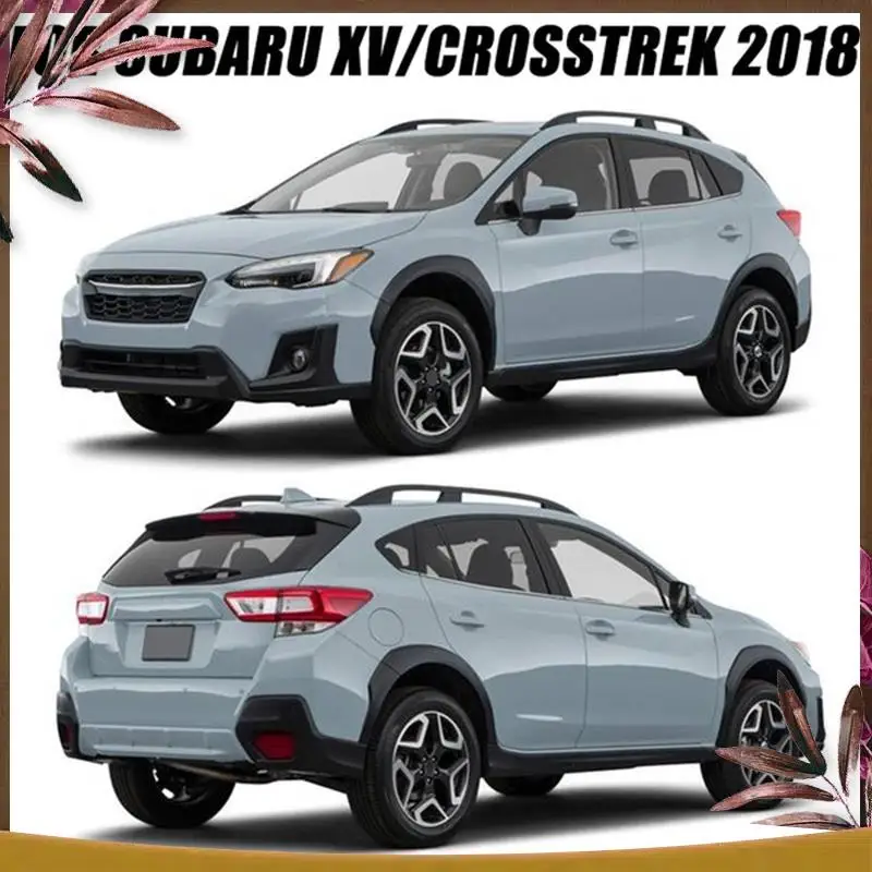 

AB59-For Subaru XV Crosstrek 2017 2018 2019 Chrome Rear Fog Light Lamp Cover Foglight Bumper Trim Molding Accessories
